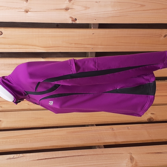 2/ $24  Fushia FILA Sport Athletic Silky Polyester Unlined Jacket - Picture 3 of 15